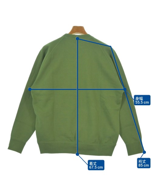 LOOPWHEELER（ループウィラー）スウェット 緑 サイズ:S メンズ/2200624003090