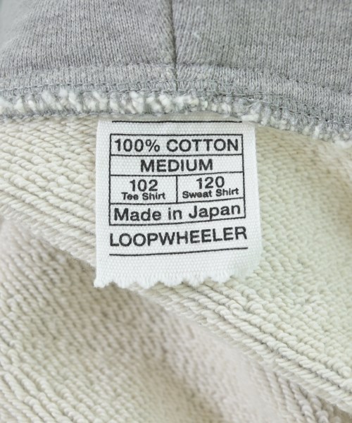 LOOPWHEELER（ループウィラー）パーカー グレー サイズ:M メンズ/2200635073013
