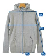 LOOPWHEELER（ループウィラー）パーカー グレー サイズ:M メンズ/2200635073013