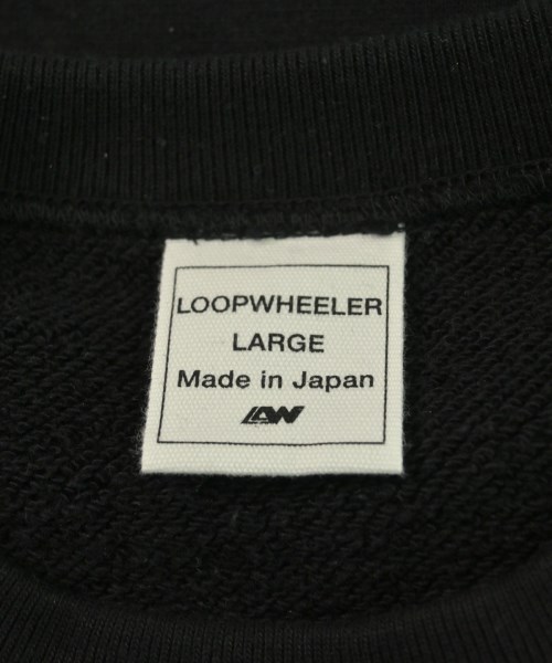 LOOPWHEELER（ループウィラー）スウェット 黒 サイズ:L メンズ/2200622215013