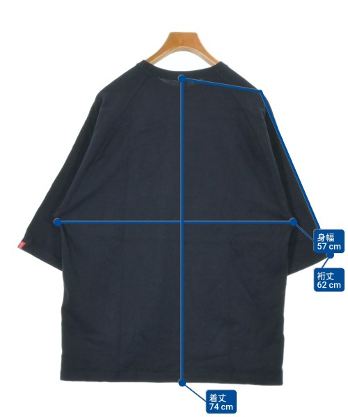 LOOPWHEELER（ループウィラー）Tシャツ・カットソー 紺 サイズ:M メンズ/2200611312228