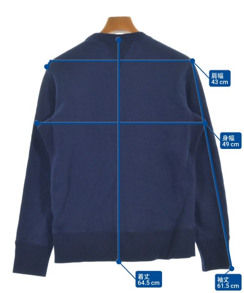 LOOPWHEELER（ループウィラー）スウェット 紺 サイズ:M メンズ/2200628462039