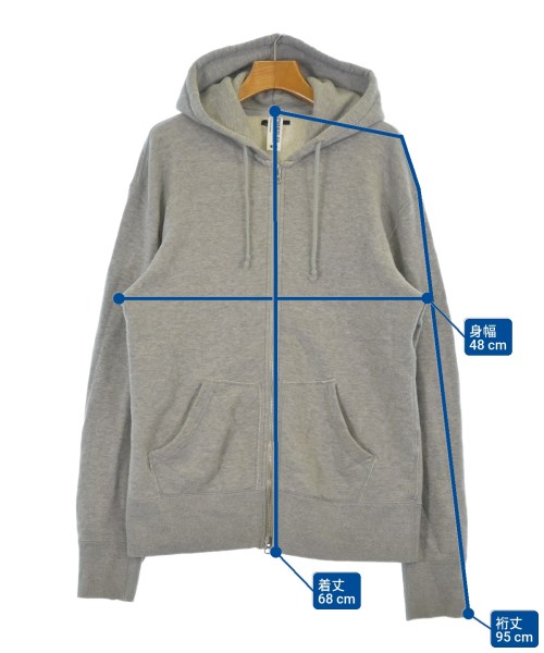 LOOPWHEELER（ループウィラー）パーカー グレー サイズ:XL メンズ/2200619685034