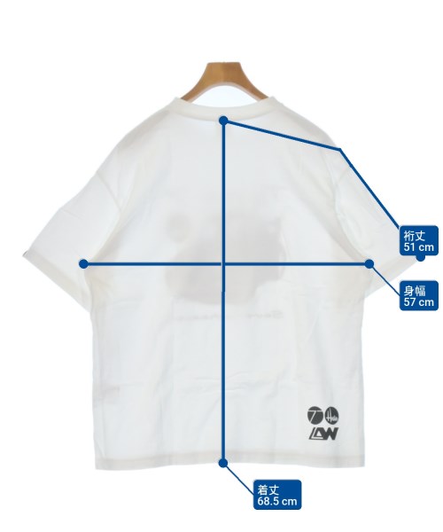 LOOPWHEELER（ループウィラー）Tシャツ・カットソー 白 サイズ:M メンズ/2200671395049