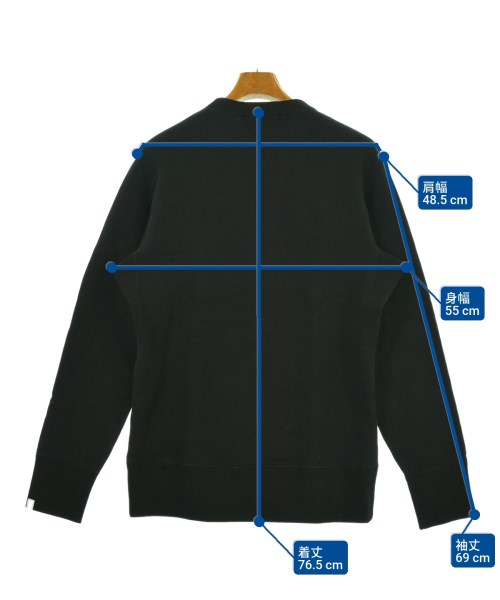 LOOPWHEELER（ループウィラー）スウェット 黒 サイズ:XL メンズ/2200658046063