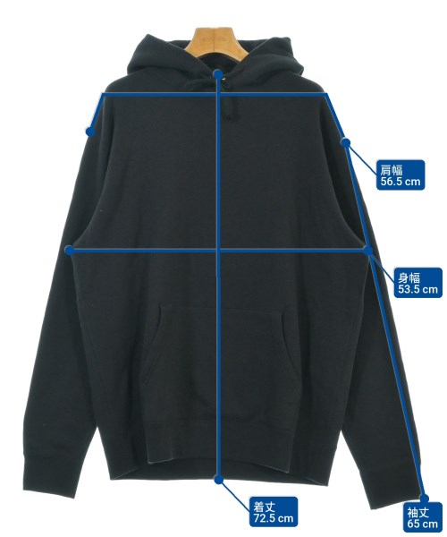 LOOPWHEELER（ループウィラー）パーカー 黒 サイズ:L メンズ/2200648703020