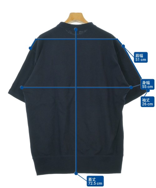 LOOPWHEELER（ループウィラー）Tシャツ・カットソー 紺 サイズ:L メンズ/2200648703037