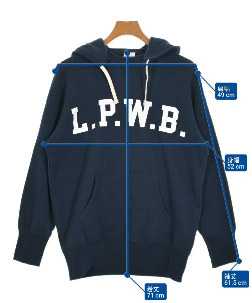 LOOPWHEELER（ループウィラー）パーカー 紺 サイズ:L メンズ/2200636883215
