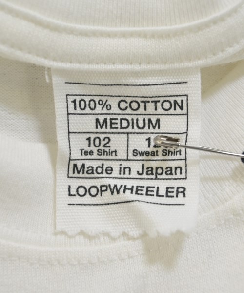 LOOPWHEELER（ループウィラー）Tシャツ・カットソー 白 サイズ:M メンズ/2200704664647