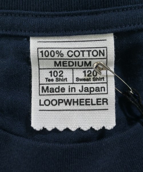 LOOPWHEELER（ループウィラー）Tシャツ・カットソー 紺 サイズ:M メンズ/2200704664654