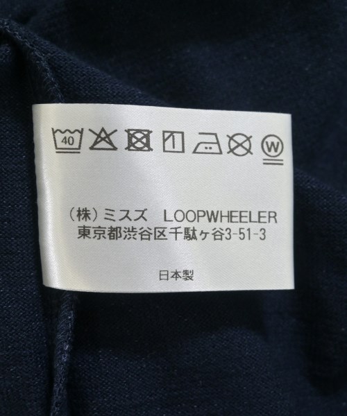 LOOPWHEELER（ループウィラー）Tシャツ・カットソー 紺 サイズ:M メンズ/2200704664678