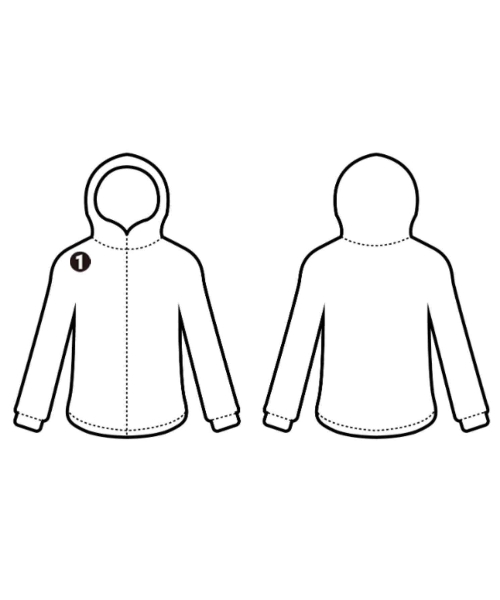 LOOPWHEELER（ループウィラー）パーカー 白 サイズ:M メンズ/2200662787037