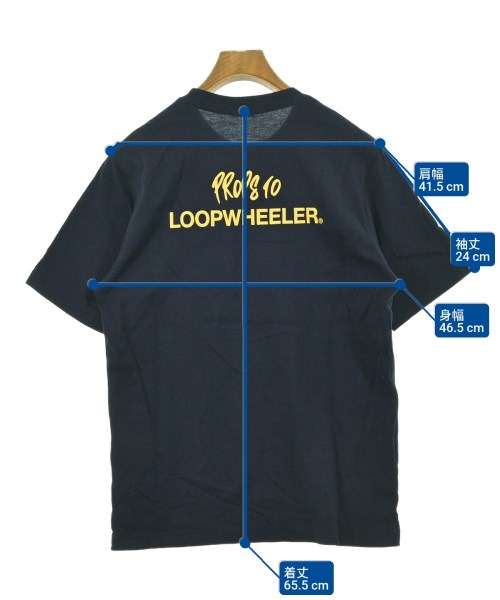 LOOPWHEELER（ループウィラー）Tシャツ・カットソー 紺 サイズ:M メンズ/2200670388097