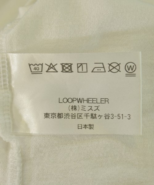 LOOPWHEELER（ループウィラー）Tシャツ・カットソー 白 サイズ:S メンズ/2200723661030