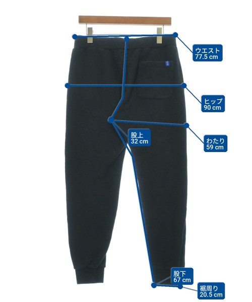 LOOPWHEELER（ループウィラー）スウェットパンツ 黒 サイズ:XL メンズ/2200720672053