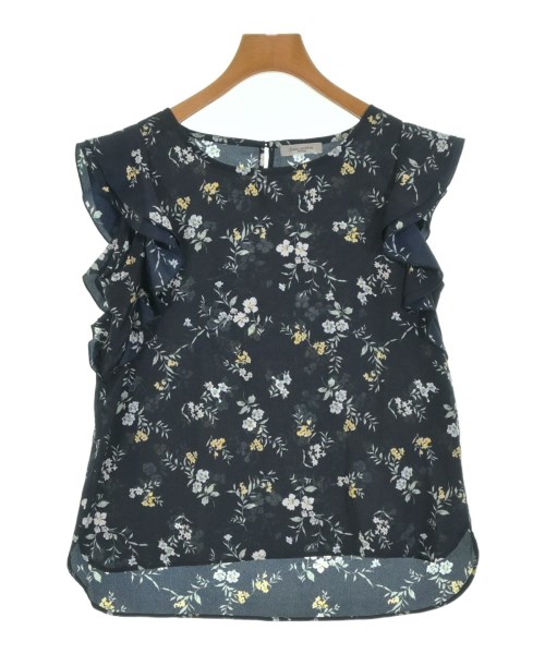 Douxarchives(ドゥアルシーヴ)ブラウス 紺 サイズ:M/2200671782030