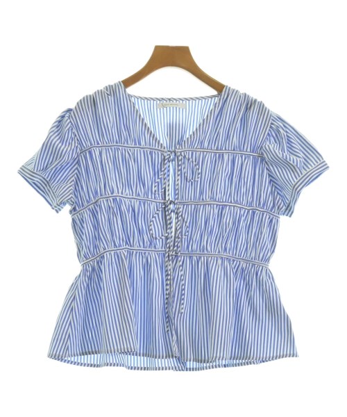 Douxarchives(ドゥアルシーヴ)ブラウス 青 サイズ:F/2200661060162