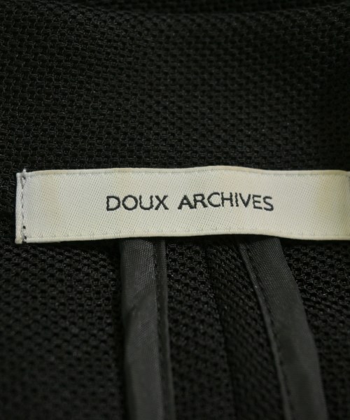 Douxarchives（ドゥアルシーウ゛）カジュアルジャケット 黒 サイズ:38(M位) レディース/2200710760128