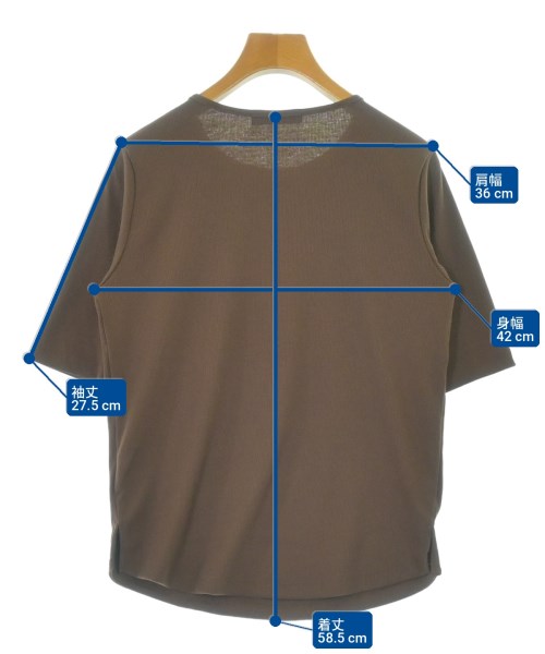 Douxarchives（ドゥアルシーウ゛）Tシャツ・カットソー 茶 サイズ:F レディース/2200717298204