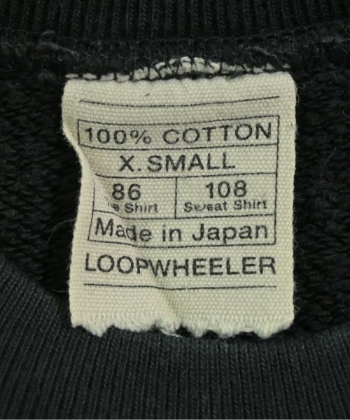 LOOPWHEELER（ループウィラー）スウェット 黒 サイズ:XS レディース/2200655287056