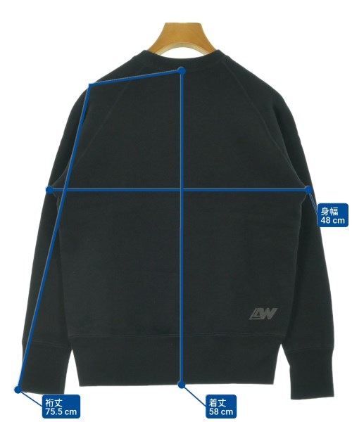 LOOPWHEELER（ループウィラー）スウェット 黒 サイズ:XS レディース/2200655287056