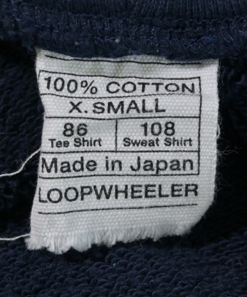 LOOPWHEELER（ループウィラー）パーカー 紺 サイズ:XS レディース/2200684550190