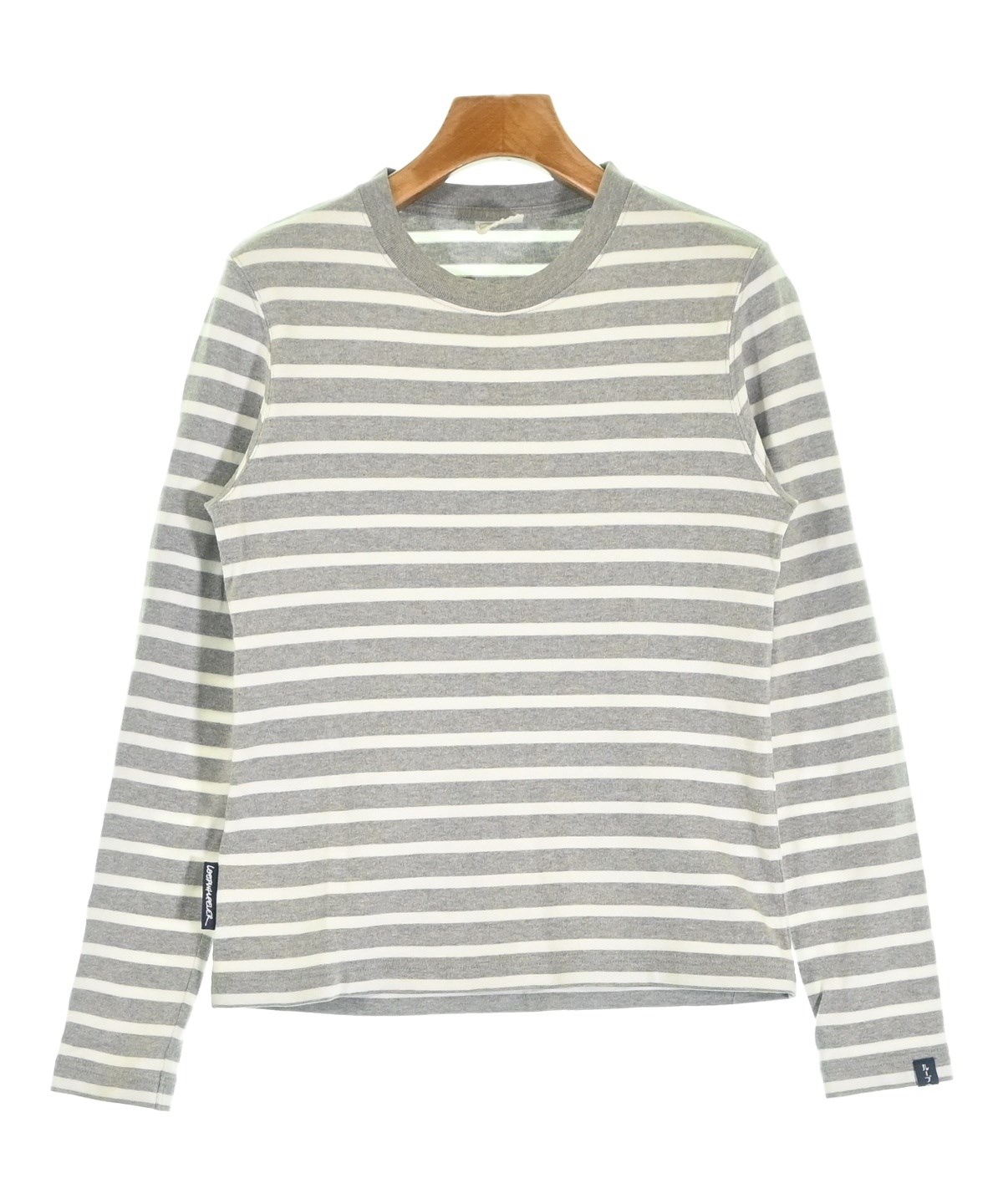 ループウィラー　シルクウールコットン　ロンTタイプ　グレー　S LOOPWHEELER（ループウィラー）Tシャツ・カットソー グレー サイズ:XS