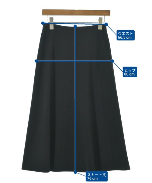 M-premier BLACK（エムプルミエブラック）ロング・マキシ丈スカート 黒 サイズ:36(S位) レディース/2200628720085