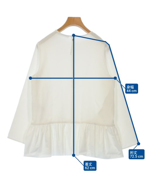 M-premier BLACK（エムプルミエブラック）ブラウス 白 サイズ:34(XS位) レディース/2200627134012