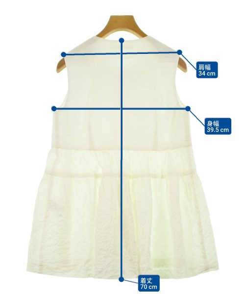 M-premier BLACK（エムプルミエブラック）ブラウス 白 サイズ:36(S位) レディース/2200627134029