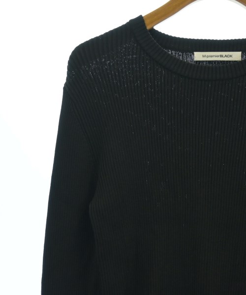 M-premier BLACK（エムプルミエブラック）ニット・セーター 黒 サイズ:36(S位) レディース/2200627134043