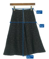 M-premier BLACK（エムプルミエブラック）ロング・マキシ丈スカート 黒 サイズ:32(XS位) レディース/2200609218198