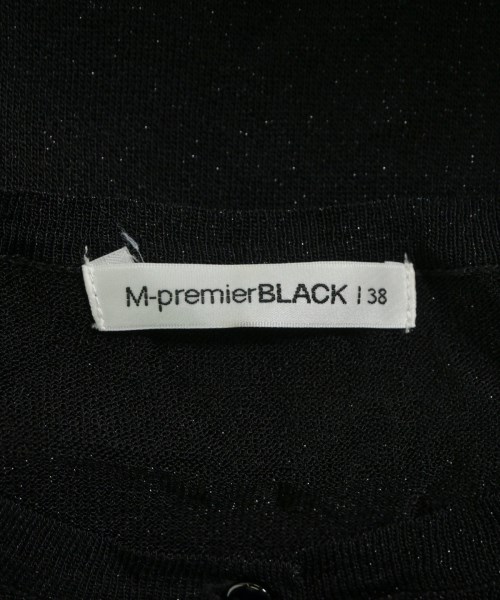 M-premier BLACK（エムプルミエブラック）カーディガン 黒 サイズ:38(M位) レディース/2200605198074