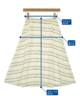 M-premier BLACK（エムプルミエブラック）ひざ丈スカート 白 サイズ:34P(XS位) レディース/2200668284042