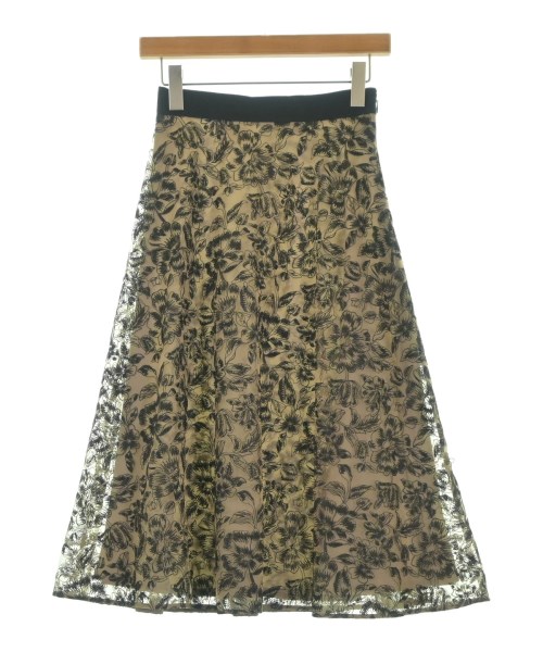 M-premier BLACK(エムプルミエブラック)ロング・マキシ丈スカート ベージュ サイズ:34(XS位)/2200668284080