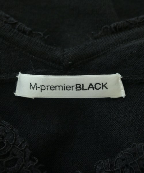 M-premier BLACK（エムプルミエブラック）ニット・セーター 黒 サイズ:34(XS位) レディース/2200692030042
