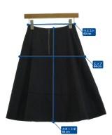M-premier BLACK（エムプルミエブラック）ひざ丈スカート 黒 サイズ:34(XS位) レディース/2200694928019