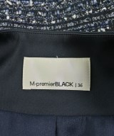 M-premier BLACK（エムプルミエブラック）ノーカラージャケット 紺 サイズ:36(S位) レディース/2200711960015