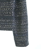 M-premier BLACK（エムプルミエブラック）ノーカラージャケット 紺 サイズ:36(S位) レディース/2200711960015