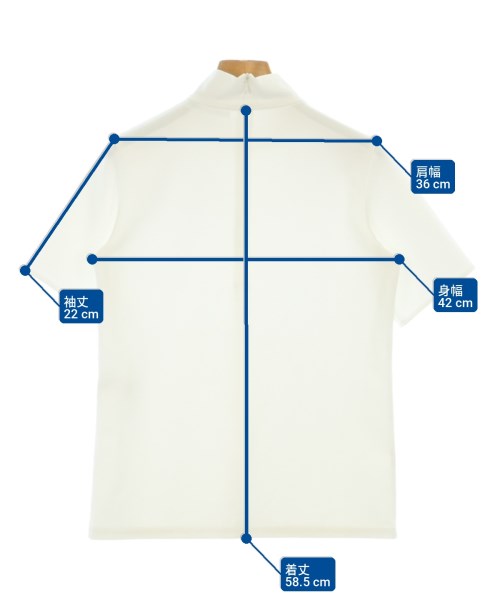 M-premier BLACK（エムプルミエブラック）Tシャツ・カットソー 白 サイズ:34(XS位) レディース/2200712743167
