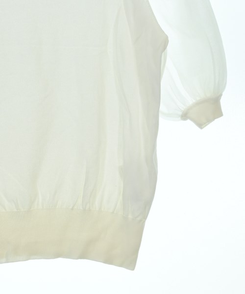M-premier BLACK（エムプルミエブラック）ニット・セーター 白 サイズ:36(S位) レディース/2200646622101