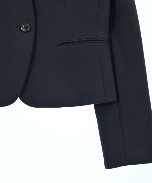 M-premier BLACK（エムプルミエブラック）ノーカラージャケット 紺 サイズ:36(S位) レディース/2200638444018