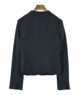 M-premier BLACK（エムプルミエブラック）ノーカラージャケット 紺 サイズ:36(S位) レディース/2200638444018