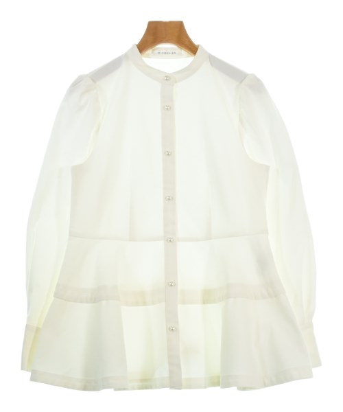 M-premier BLACK(エムプルミエブラック)ブラウス 白 サイズ:36(S位)/2200666793034