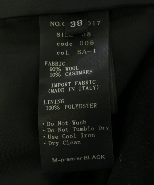 M-premier BLACK（エムプルミエブラック）その他 黒 サイズ:38(M位) レディース/2200721814032