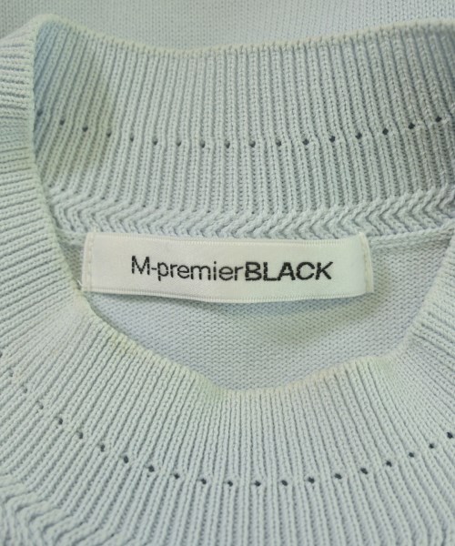 M-premier BLACK（エムプルミエブラック）ニット・セーター 青 サイズ:34(XS位) レディース/2200726267031