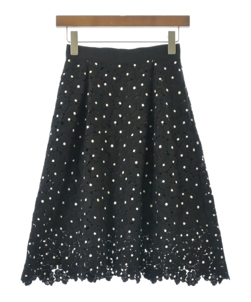 Aveniretoile(アベニールエトワール)ひざ丈スカート 黒 サイズ:34(XS位)/2200672464034
