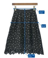 Aveniretoile（アベニールエトワール）ひざ丈スカート 黒 サイズ:34(XS位) レディース/2200672464034