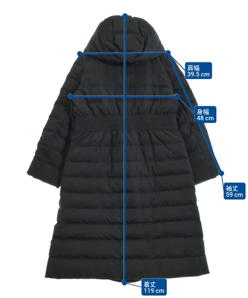 Aveniretoile（アベニールエトワール）ダウンコート 紺 サイズ:38(M位) レディース/2200653395029