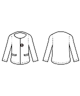 m's select（エムズセレクト）ノーカラージャケット ベージュ サイズ:34(XS位) レディース/2200641072017